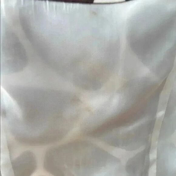 Carlisle Brown and white spot scoop neck sleeveless top - Picture 7 of 11